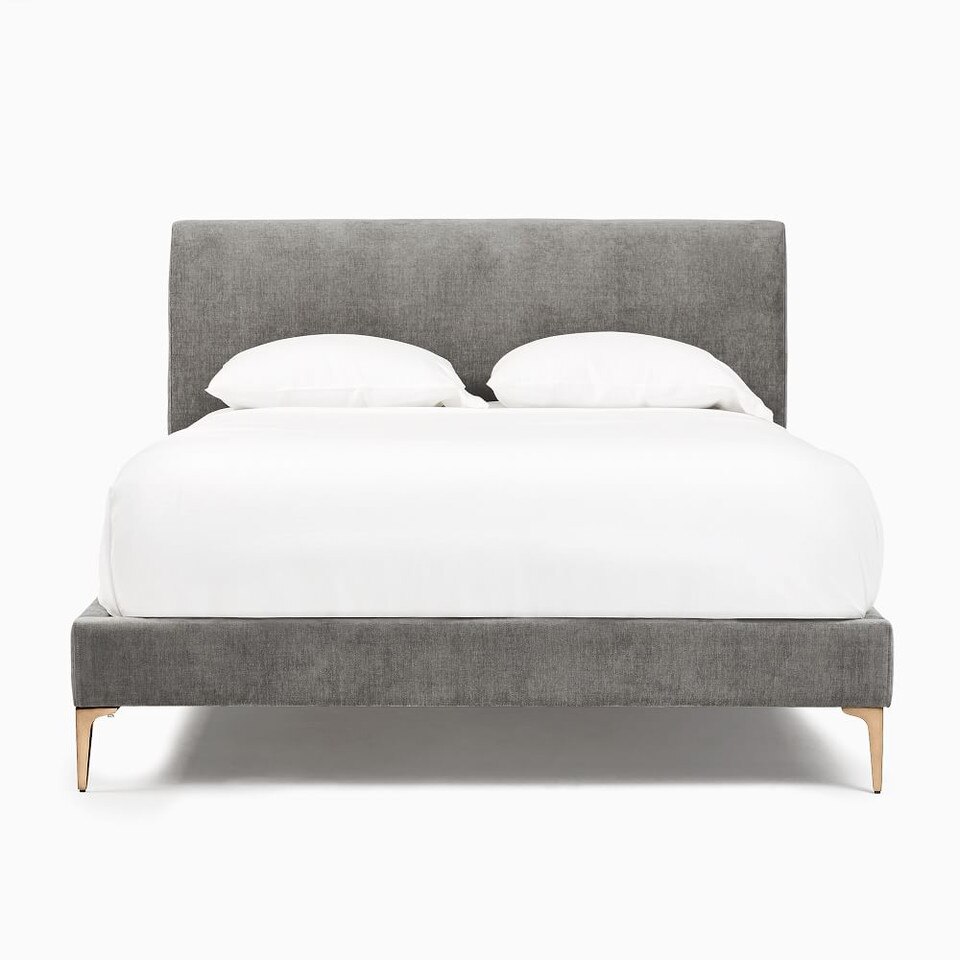 Andes Bed Metal Legs West Elm UK